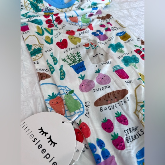 Little Sleepies Farmers Market Zippy Pajamas Size 3T BNWT - Picture 4 of 4